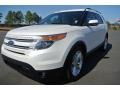 2011 White Platinum Tri-Coat Ford Explorer Limited  photo #2