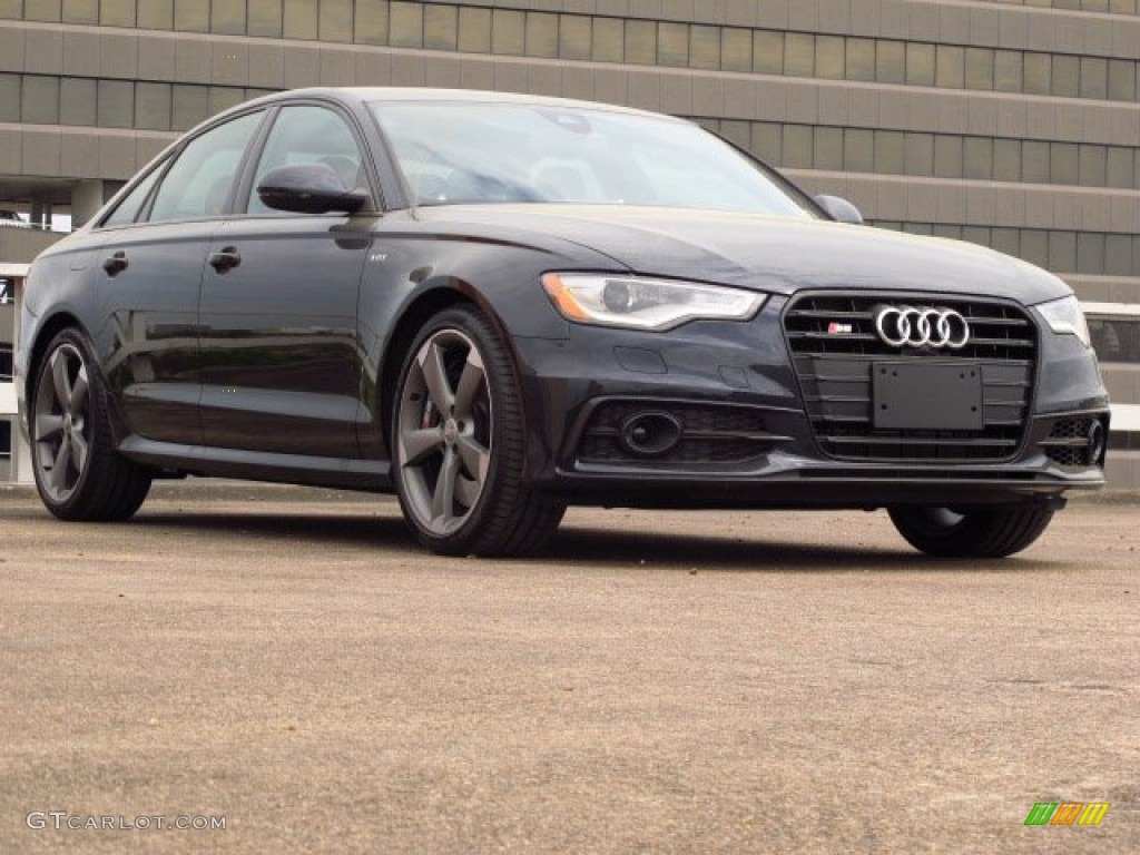 2014 S6 Prestige quattro Sedan - Moonlight Blue Metallic / Black Valcona w/Sport Stitched Diamond photo #1