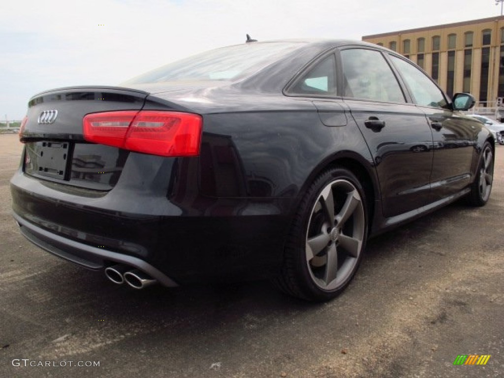 2014 S6 Prestige quattro Sedan - Moonlight Blue Metallic / Black Valcona w/Sport Stitched Diamond photo #2
