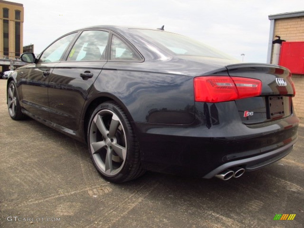 2014 S6 Prestige quattro Sedan - Moonlight Blue Metallic / Black Valcona w/Sport Stitched Diamond photo #3