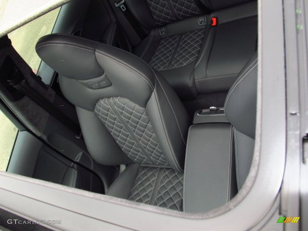 2014 S6 Prestige quattro Sedan - Moonlight Blue Metallic / Black Valcona w/Sport Stitched Diamond photo #7