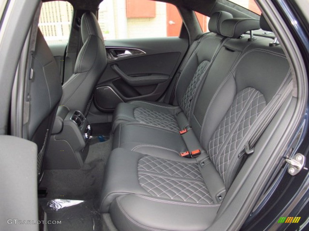 2014 S6 Prestige quattro Sedan - Moonlight Blue Metallic / Black Valcona w/Sport Stitched Diamond photo #11