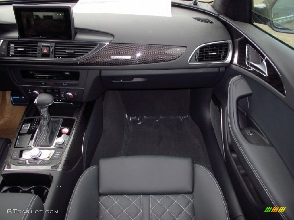 2014 S6 Prestige quattro Sedan - Moonlight Blue Metallic / Black Valcona w/Sport Stitched Diamond photo #13