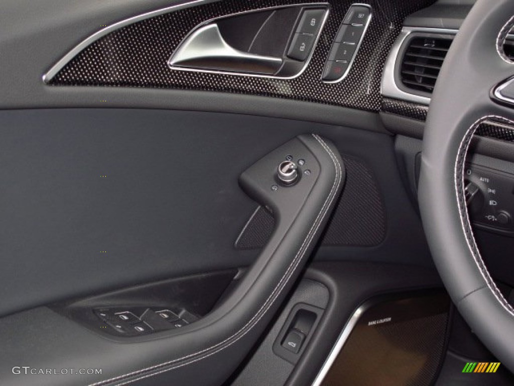 2014 S6 Prestige quattro Sedan - Moonlight Blue Metallic / Black Valcona w/Sport Stitched Diamond photo #16