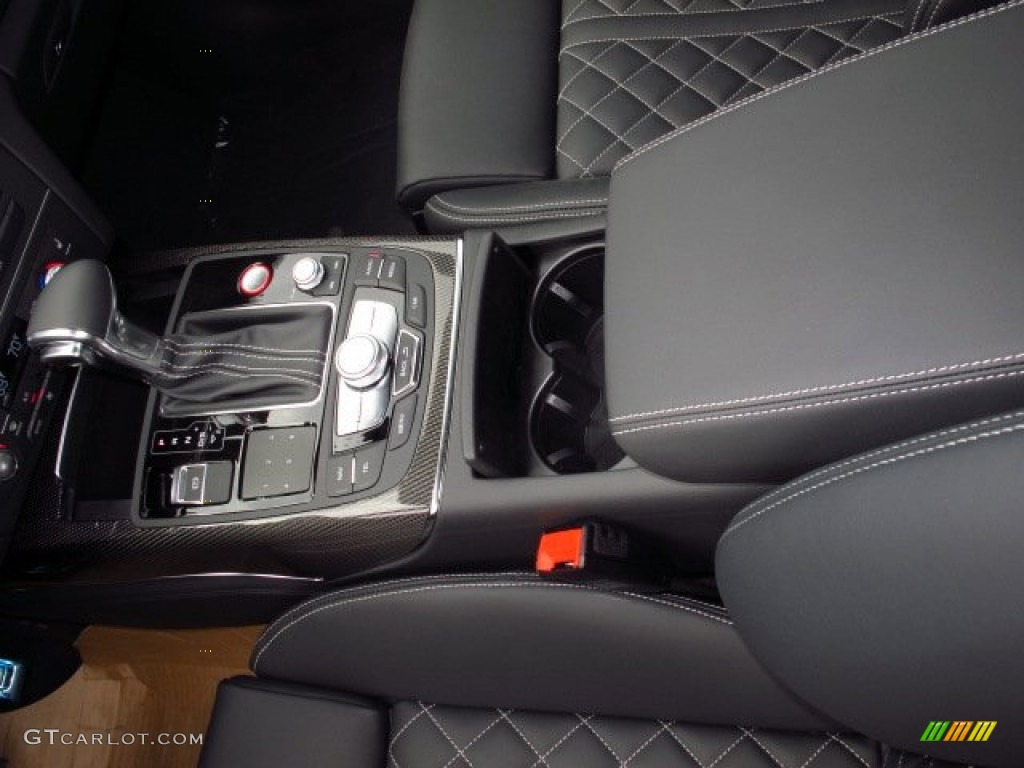 2014 S6 Prestige quattro Sedan - Moonlight Blue Metallic / Black Valcona w/Sport Stitched Diamond photo #21