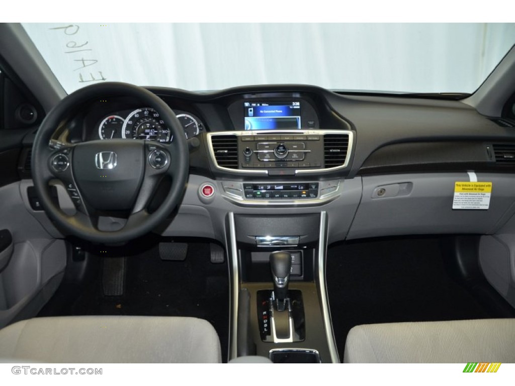 2014 Accord EX Sedan - Obsidian Blue Pearl / Gray photo #25