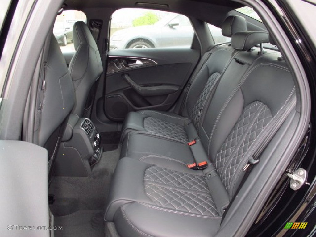 2014 Audi S6 Prestige quattro Sedan Rear Seat Photo #91883636