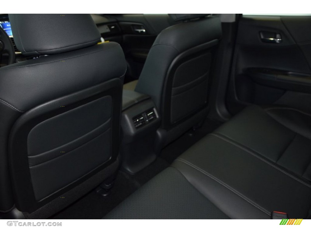 2014 Accord EX-L V6 Sedan - Crystal Black Pearl / Black photo #25