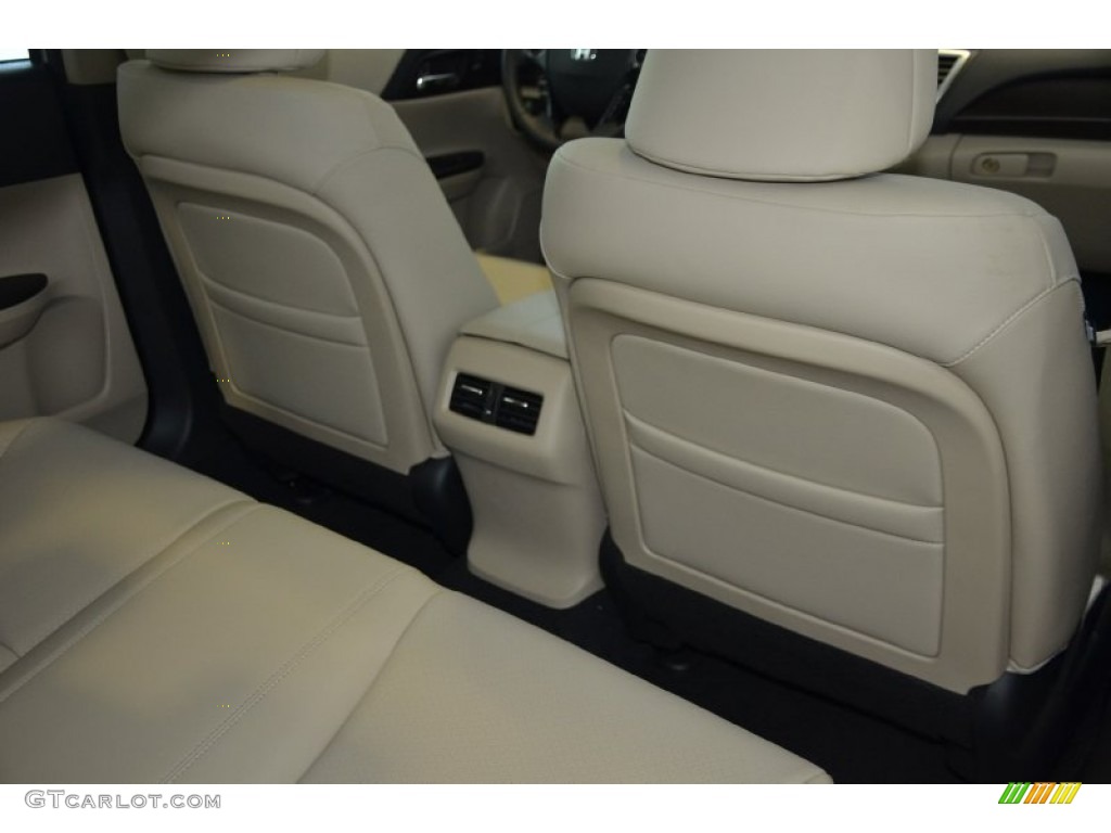 2014 Accord Hybrid EX-L Sedan - Alabaster Silver Metallic / Ivory photo #30