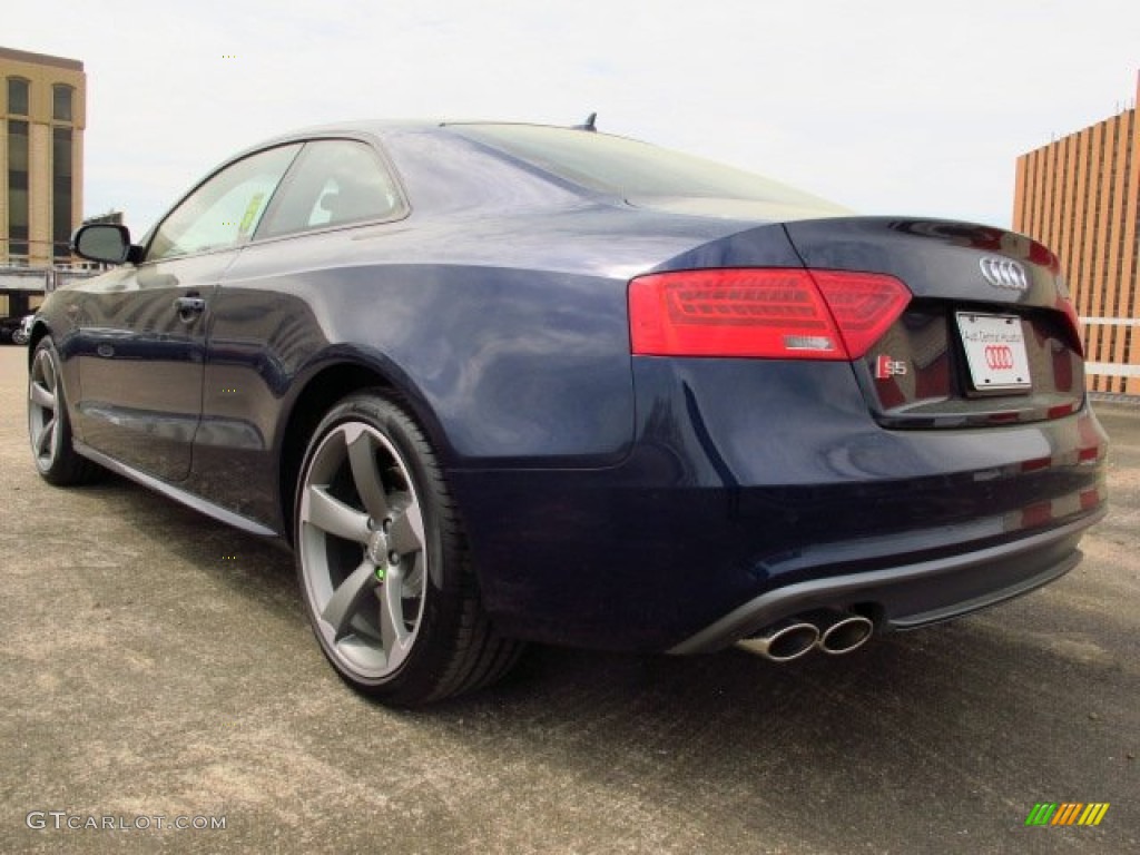 2014 S5 3.0T Prestige quattro Coupe - Estoril Blue Crystal / Black photo #3