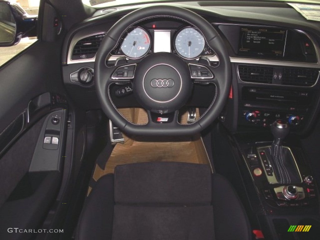 2014 S5 3.0T Prestige quattro Coupe - Estoril Blue Crystal / Black photo #10