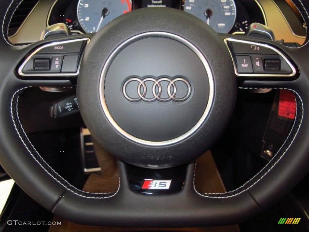 2014 S5 3.0T Prestige quattro Coupe - Estoril Blue Crystal / Black photo #15