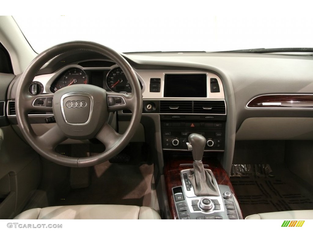 2011 Audi A6 3.0T quattro Sedan Light Gray Dashboard Photo #91888319