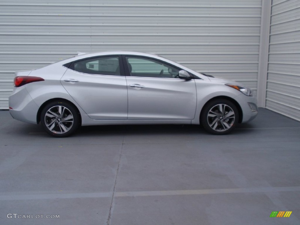 2014 Elantra Limited Sedan - Silver / Gray photo #3