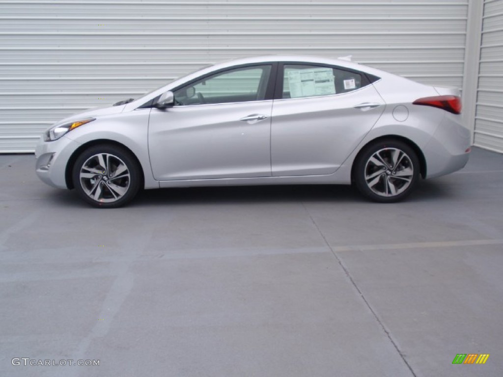 2014 Elantra Limited Sedan - Silver / Gray photo #6