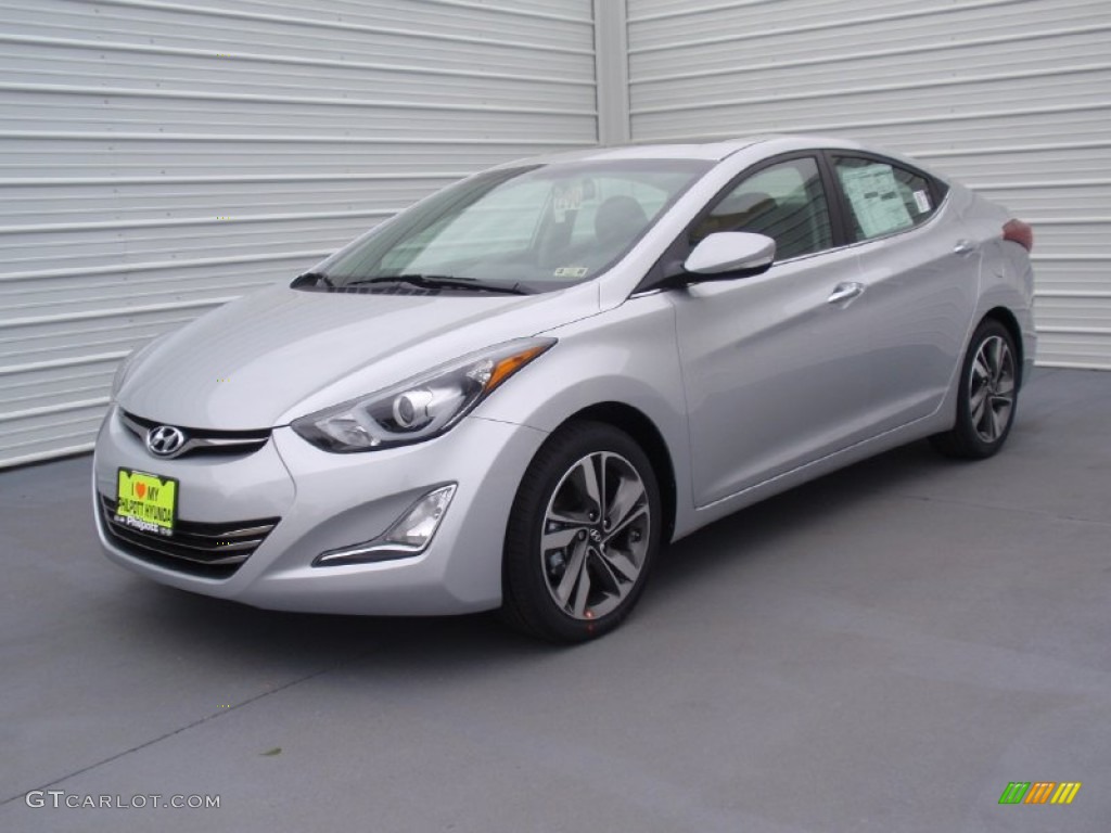 2014 Elantra Limited Sedan - Silver / Gray photo #7
