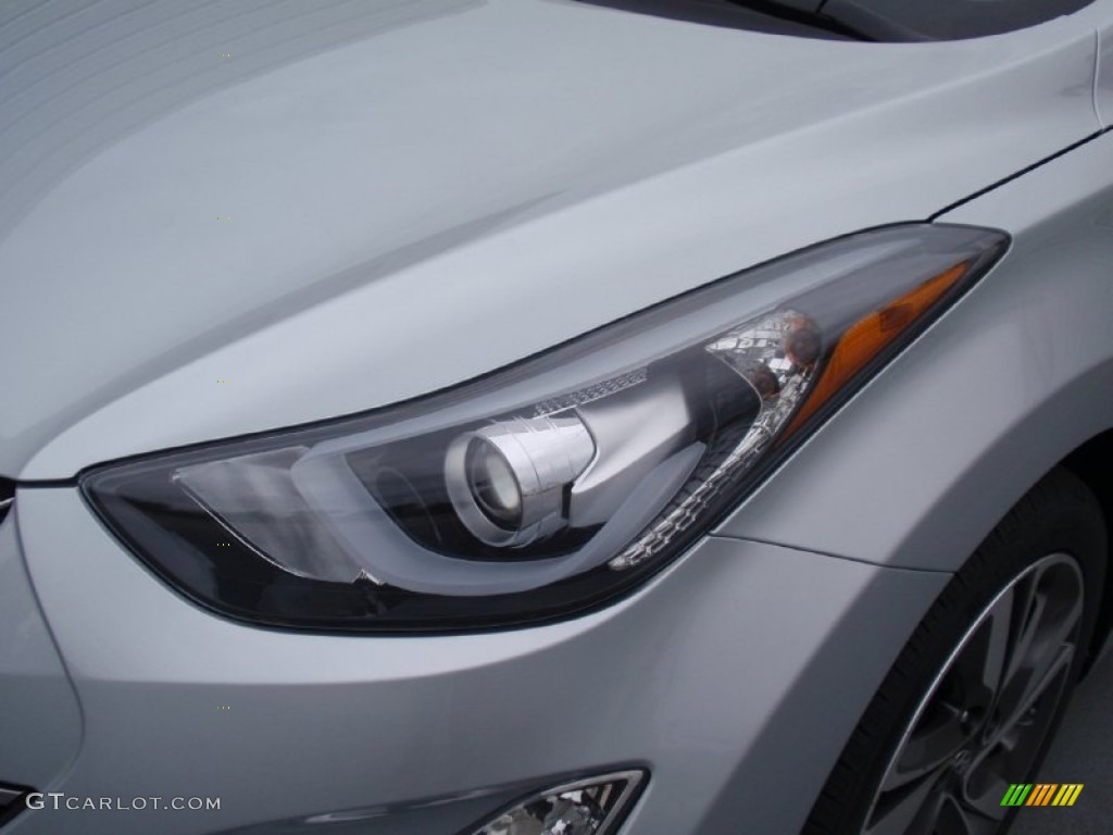 2014 Elantra Limited Sedan - Silver / Gray photo #9