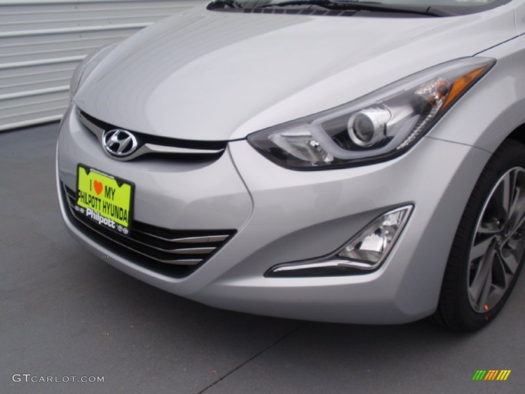 2014 Elantra Limited Sedan - Silver / Gray photo #11