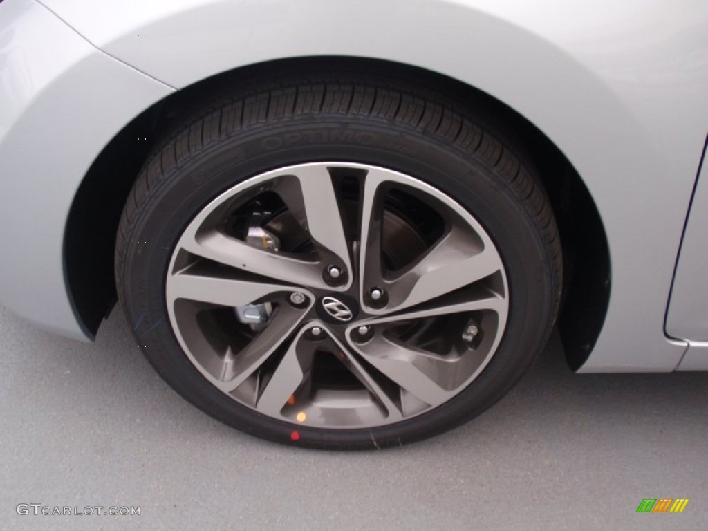2014 Elantra Limited Sedan - Silver / Gray photo #12