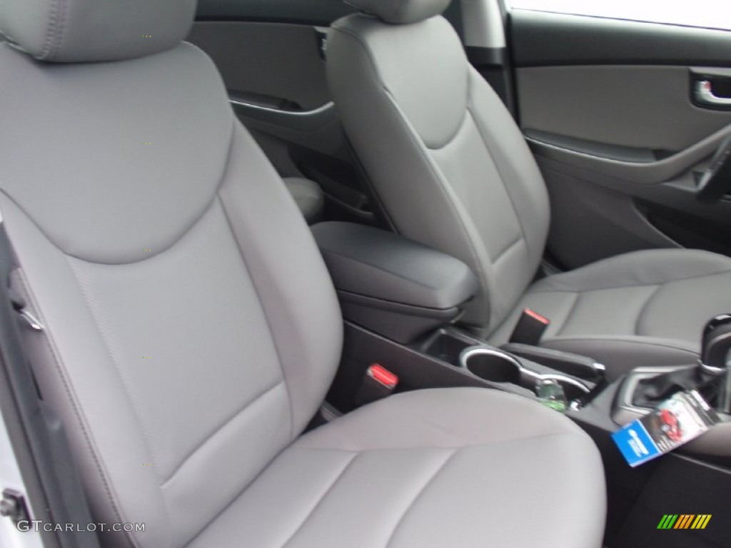 2014 Elantra Limited Sedan - Silver / Gray photo #19