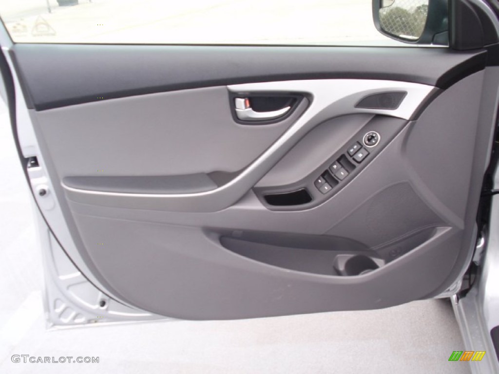 2014 Elantra Limited Sedan - Silver / Gray photo #23