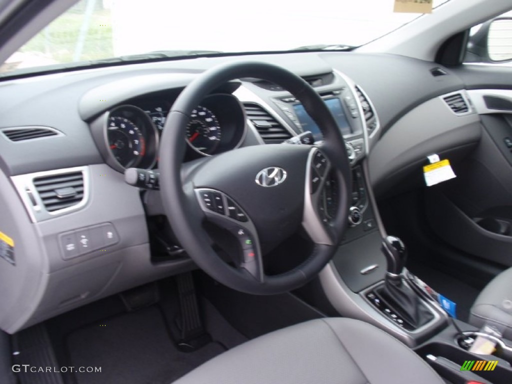 2014 Elantra Limited Sedan - Silver / Gray photo #25