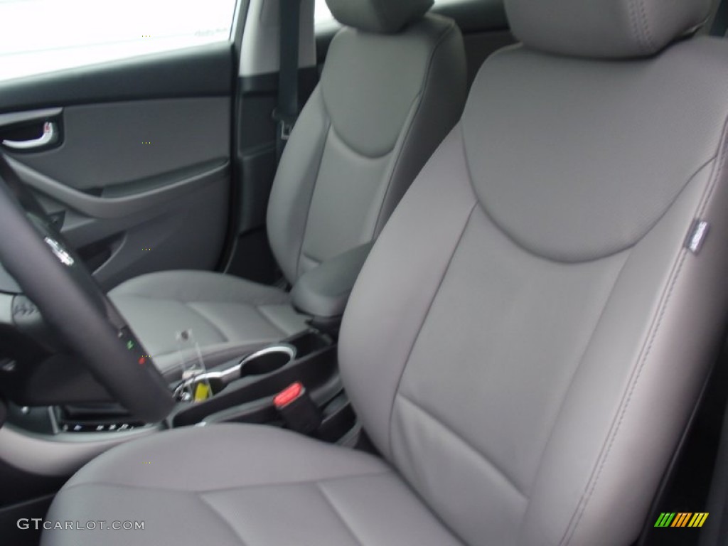 2014 Elantra Limited Sedan - Silver / Gray photo #26