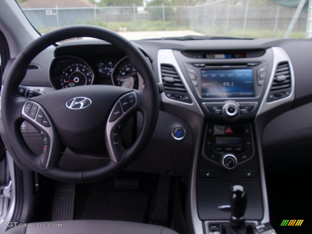 2014 Elantra Limited Sedan - Silver / Gray photo #28