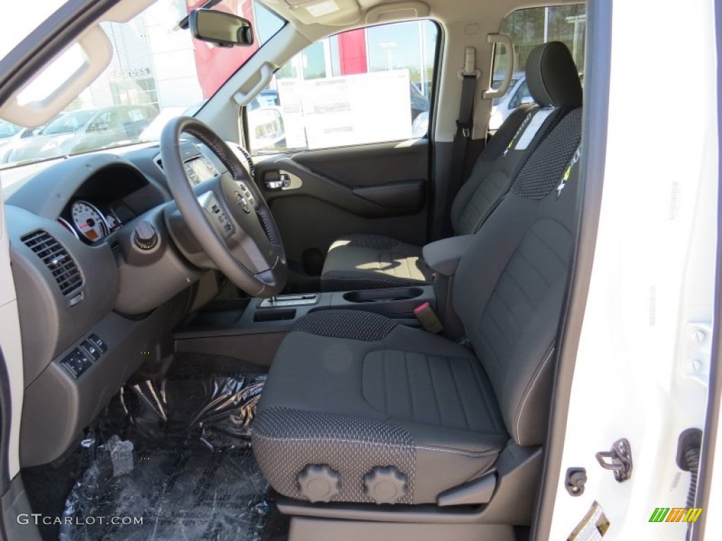 Pro-4X Graphite/Steel Interior 2014 Nissan Frontier Pro-4X Crew Cab 4x4 Photo #91889723