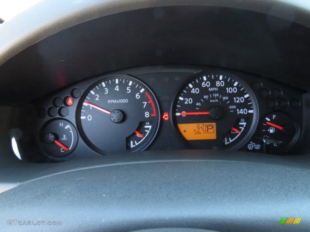 2014 Nissan Frontier SV King Cab Gauges Photo #91889966