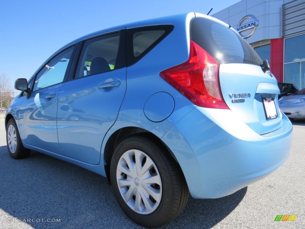 2014 Versa Note S Plus - Morningsky Blue / Charcoal photo #3