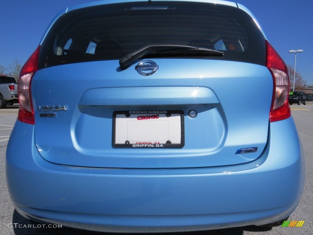 2014 Versa Note S Plus - Morningsky Blue / Charcoal photo #4