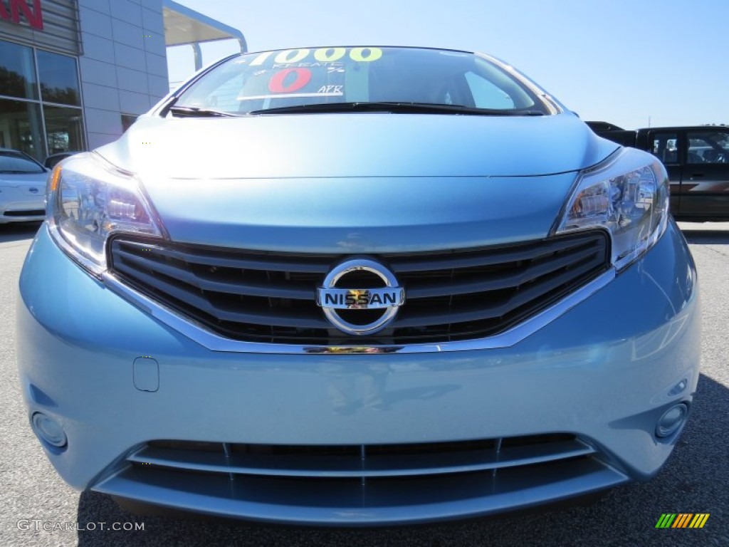 2014 Versa Note S Plus - Morningsky Blue / Charcoal photo #8