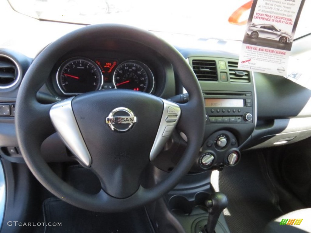 2014 Versa Note S Plus - Morningsky Blue / Charcoal photo #11