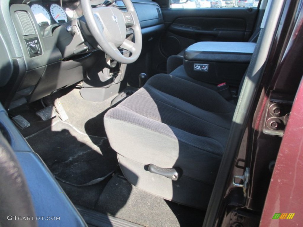 2005 Ram 1500 SLT Quad Cab 4x4 - Deep Molten Red Pearl / Dark Slate Gray photo #6