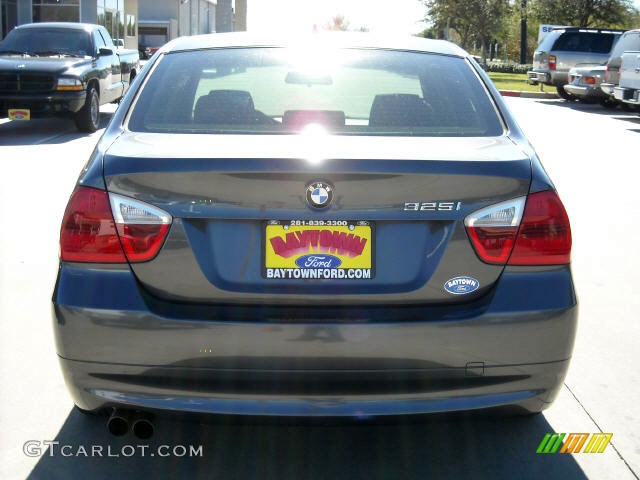 2006 3 Series 325i Sedan - Sparkling Graphite Metallic / Black photo #5