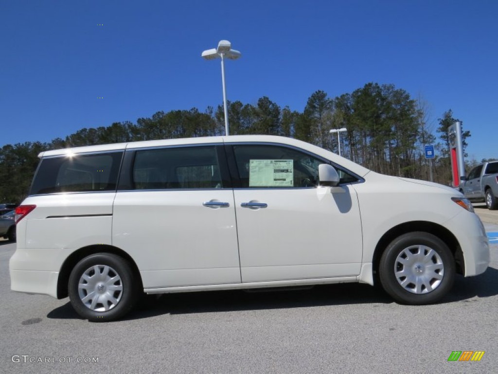 Pearl White 2014 Nissan Quest 3.5 S Exterior Photo #91890884