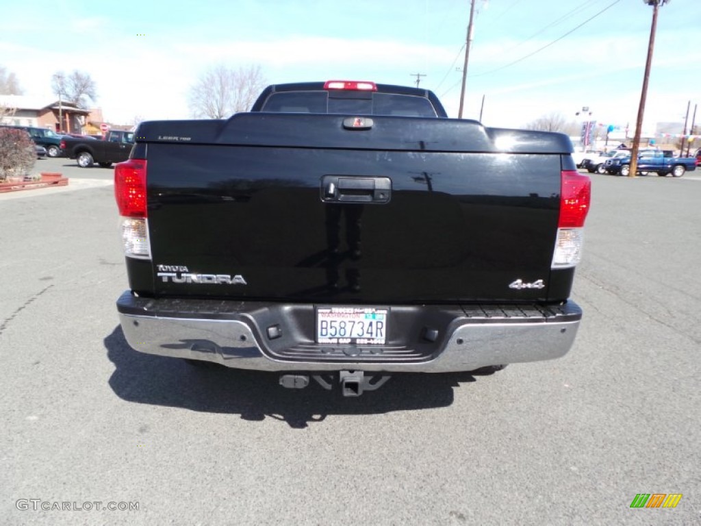 2011 Tundra Limited Double Cab 4x4 - Black / Graphite Gray photo #3