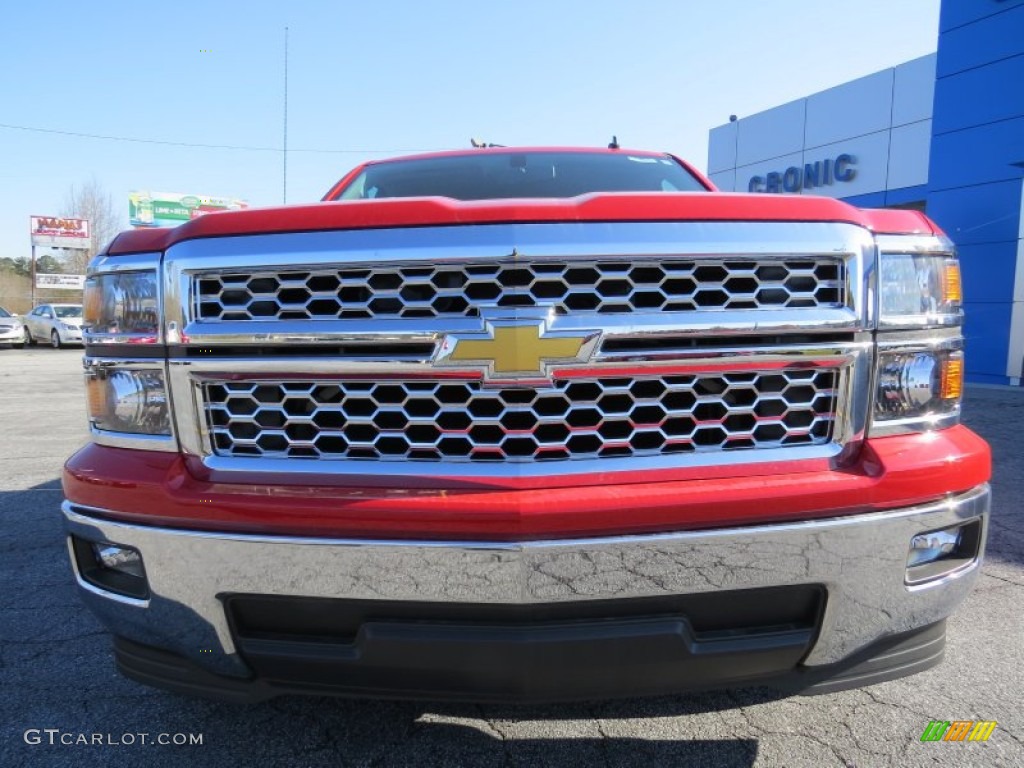 2014 Silverado 1500 LT Crew Cab - Victory Red / Jet Black/Dark Ash photo #2