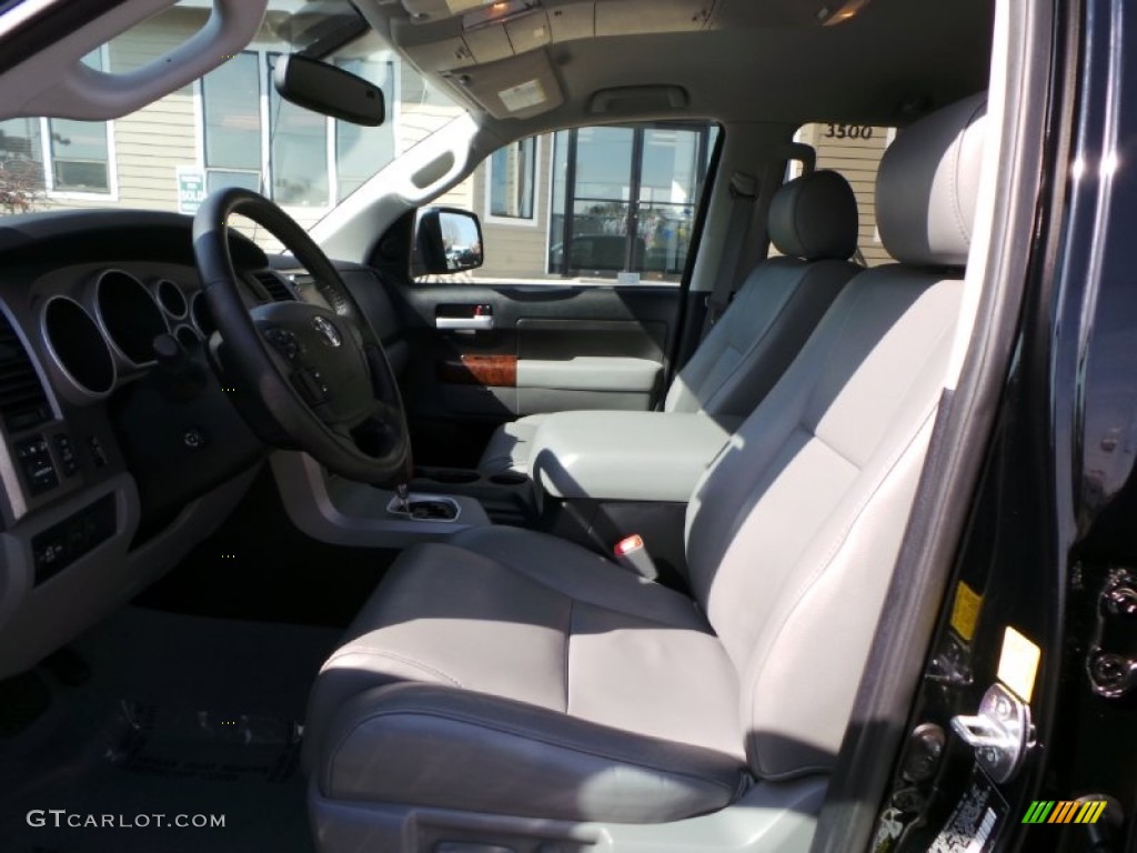 2011 Tundra Limited Double Cab 4x4 - Black / Graphite Gray photo #19
