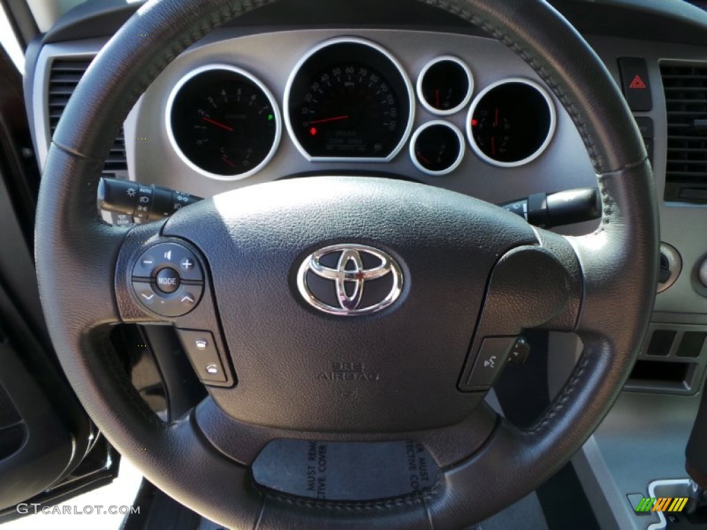 2011 Tundra Limited Double Cab 4x4 - Black / Graphite Gray photo #22