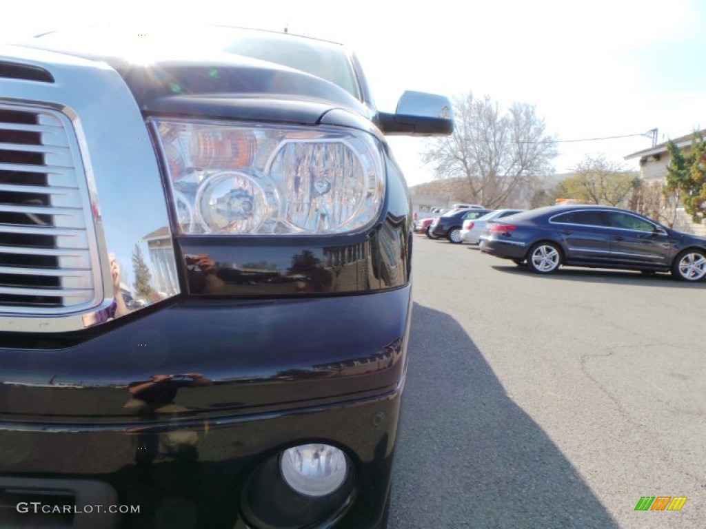 2011 Tundra Limited Double Cab 4x4 - Black / Graphite Gray photo #40