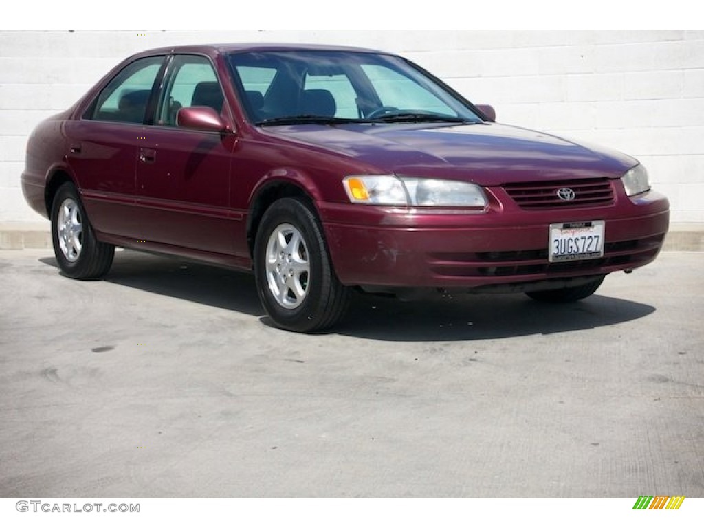 1997 Camry LE - Ruby Pearl / Gray photo #1