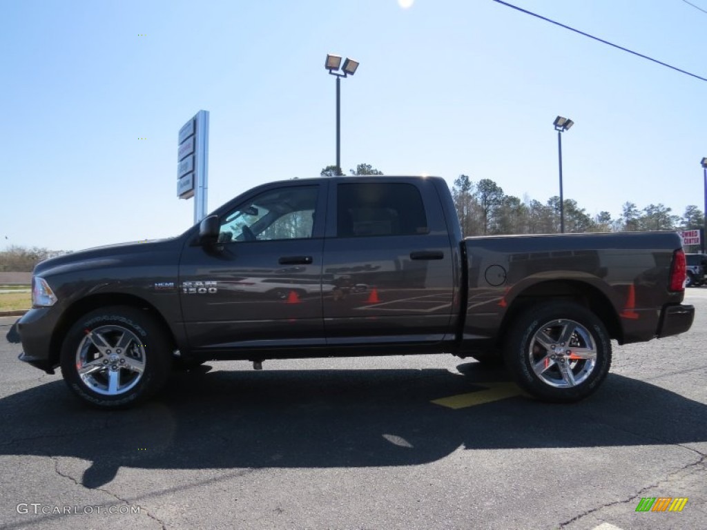 2014 1500 Express Crew Cab - Granite Crystal Metallic / Black/Diesel Gray photo #4