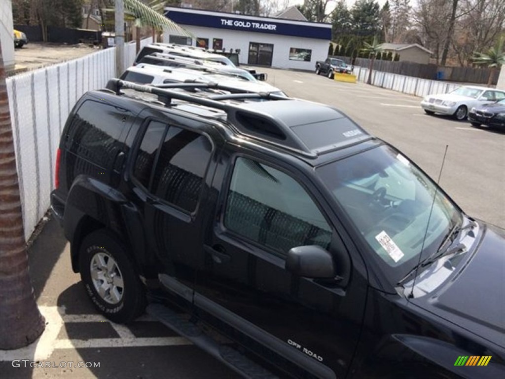 2005 Xterra Off Road 4x4 - Super Black / Blue/Graphite photo #5