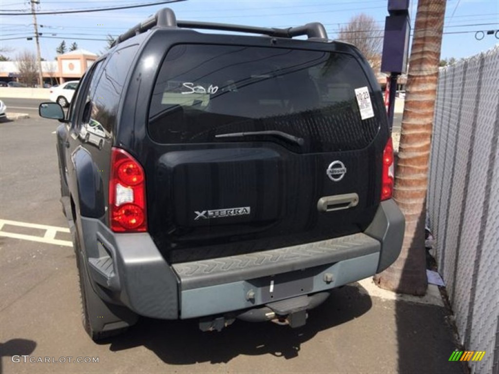 2005 Xterra Off Road 4x4 - Super Black / Blue/Graphite photo #6