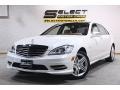 Diamond White Metallic 2012 Mercedes-Benz S 550 4Matic Sedan