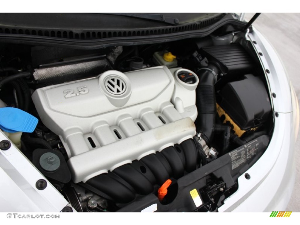 2007 Volkswagen New Beetle 2.5 Coupe 2.5 Liter DOHC 20 Valve 5 Cylinder Engine Photo #91898092