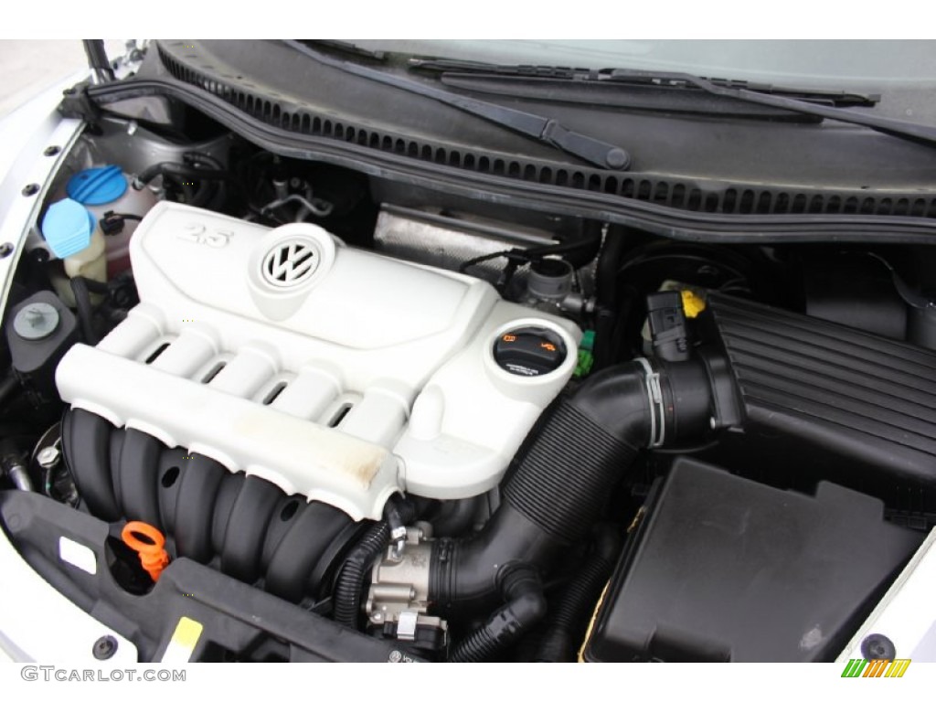 2007 Volkswagen New Beetle 2.5 Coupe 2.5 Liter DOHC 20 Valve 5 Cylinder Engine Photo #91898113