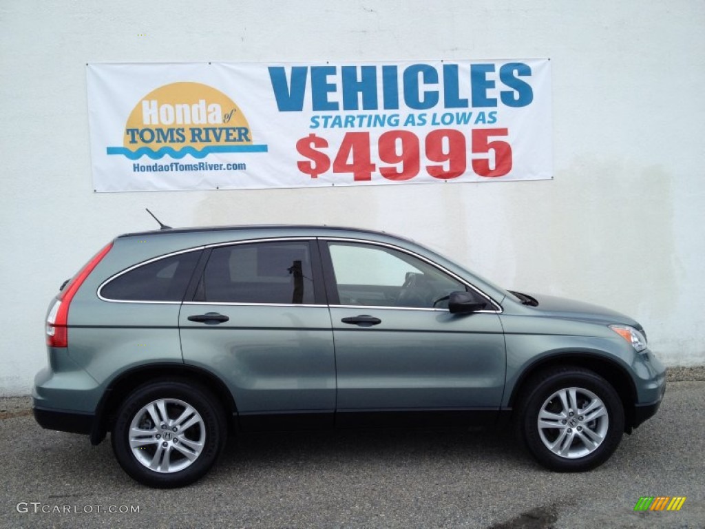 2011 CR-V EX 4WD - Opal Sage Metallic / Ivory photo #26